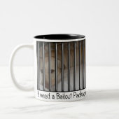 大きいRingoの脱出パッケージのコーヒー・マグ- ツートーンマグカップ (左)