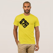 大きいs2bのロゴの基本的な人のティー tシャツ (正面フル)