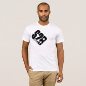 大きいs2bのロゴの基本的な人のティー tシャツ (正面フル)