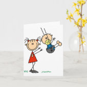 大きいSisの弟のメッセージカード カード (黄色い花)