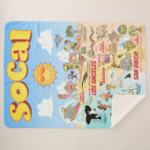 大きいSoCal シェルパブランケット (正面(横))