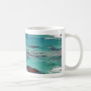 大きいSurの海の海岸線 コーヒーマグカップ