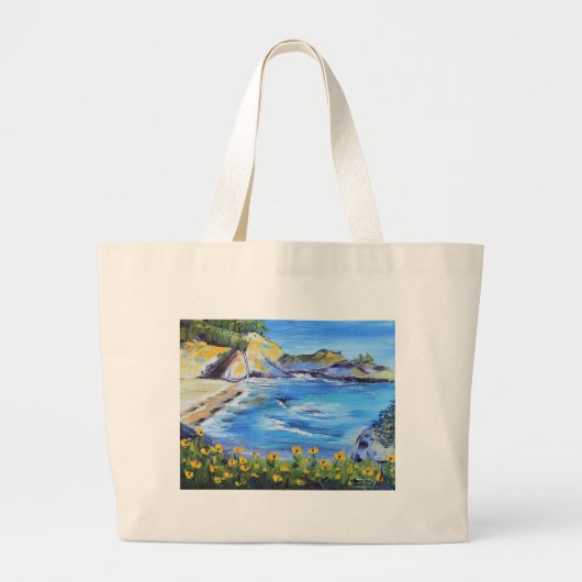 大きいSurカリフォルニア ラージトートバッグ (正面)