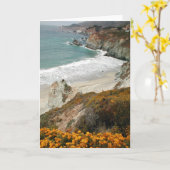 大きいSur、カリフォルニア カード (黄色い花)