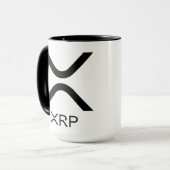 大きいXRPのマグ マグカップ (正面左)