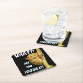 大きおもしろいい目のタルシエー何を見ているか ペーパーコースター (インサイチュ)