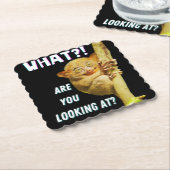 大きおもしろいい目のタルシエー何を見ているか ペーパーコースター (アングル)