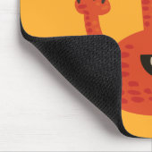 大きおもしろいな目で微笑む可愛い怪物 マウスパッド (コーナー)