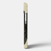 大きくうねっている帆が付いている船のシルエット Case-Mate iPhoneケース (裏面 / 左)