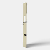 大きくうねっている帆が付いている船のシルエット Case-Mate iPhoneケース (裏面 / 右)
