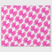 大きくかわいらしいピンクの弓-ユニークなギフトの多く ラッピングペーパー (フラット)