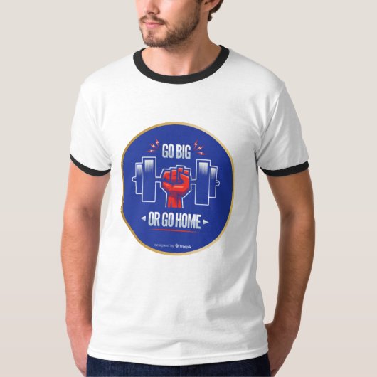 大きくするか、家に帰る Tシャツ (正面)