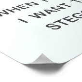 大きくなったらステゴサウルスになりたい! ポスター (角)