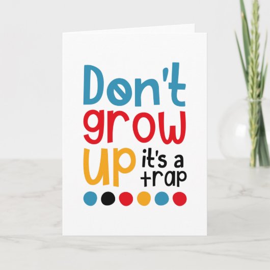 大きくなってはいけない罠だ カード (正面)