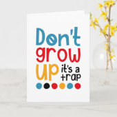 大きくなってはいけない罠だ カード (黄色い花)