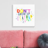 大きくなってはいけない罠だ キャンバスプリント (インサイチュ (リビング))
