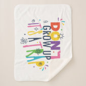 大きくなってはいけない罠だ シェルパブランケット (正面)