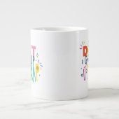 大きくなってはいけない罠だ ジャンボコーヒーマグカップ (正面)