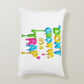 大きくなってはいけない、罠だ | おもしろい引用文Tシャツ アクセントクッション (裏面(縦))