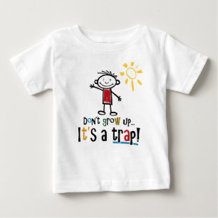 大きくならない ベビーTシャツ