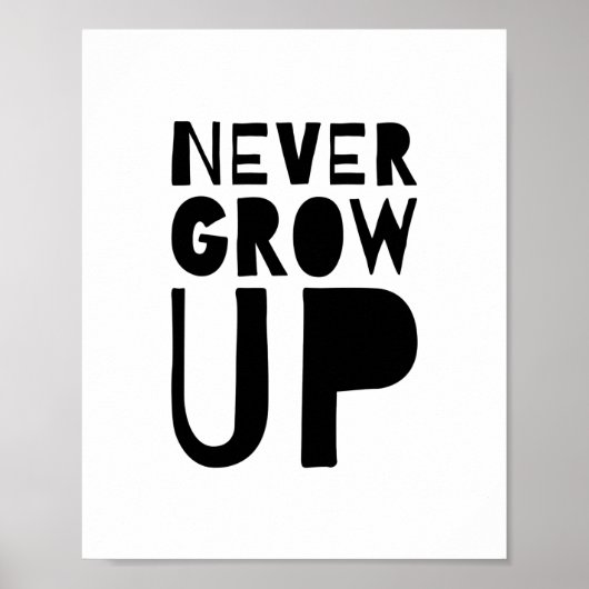 大きくなりすぎないで プリント, 子供部屋の装飾 ポスター (正面)