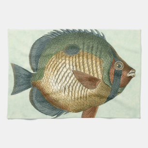 大きくカラフルな魚 キッチンタオル