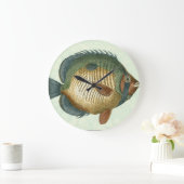 大きくカラフルな魚 ラージ壁時計 (ホーム)