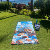 大きくソフトなカラフルショアバードビーチタオル ビーチタオル