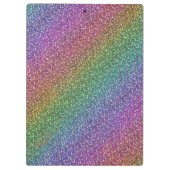 大きくフェイクなグリッターは光沢がある虹光っています クリップボード (裏面)