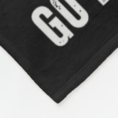 大きく動くか、家に帰るおもしろいか、犬のクリスマス フリースブランケット (角)