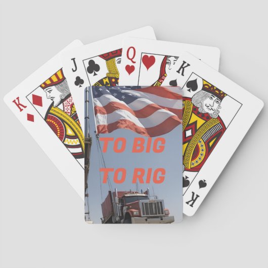 大きく取り付ける トランプ (裏面)