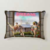 大きく変化したアートヴィンテージ アクセントクッション (裏面)