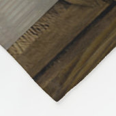 大きく変化したアートヴィンテージ フリースブランケット (角)