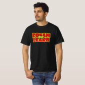 大きく夢みよう、大きく学ぼう Tシャツ (正面フル)