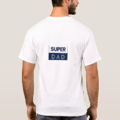 「大きく夢を見て、努力を怠らず、集中を保とう」インスピレーション  Tシャツ (裏面)
