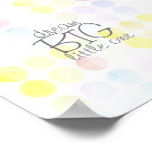 大きく夢見て パステル ドット 引用 壁アート ポスター (角)