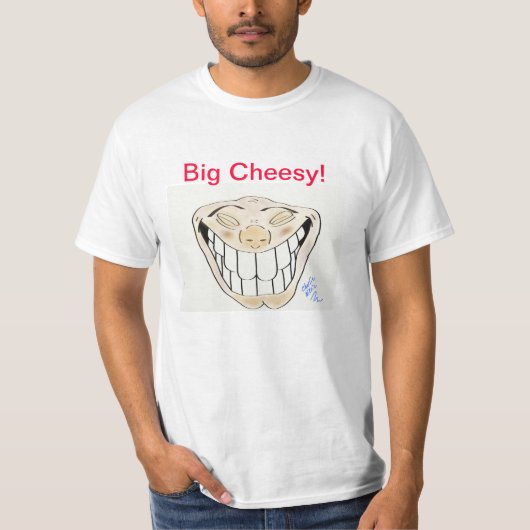 大きく安っぽいスマイルのTシャツ Tシャツ (正面)