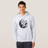 大きく容易な三日月 パーカ (正面フル)