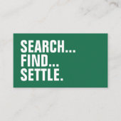 大きく巨大な引用文の文字カバー 名刺 (正面)