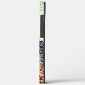 大きく建てられた都市の青みがかったモザイク Case-Mate iPhoneケース (裏面 / 左)