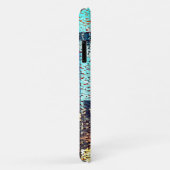 大きく建てられた都市の青みがかったモザイク Case-Mate iPhoneケース (裏面/右)