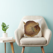 大きく美しいパッファーの魚の装飾用クッション クッション (椅子)