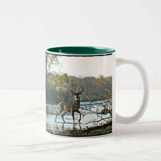 大きく美しい木びき台II ツートーンマグカップ (右)