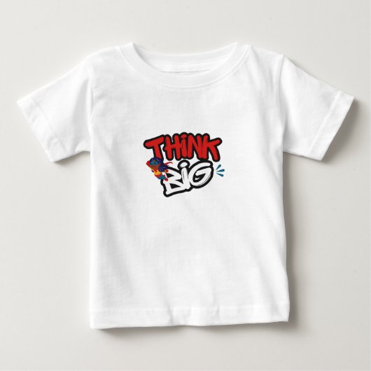 大きく考えよう ベビーTシャツ (正面)