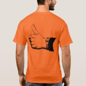 大きく行きますか、または家に行って下さい Tシャツ (裏面)