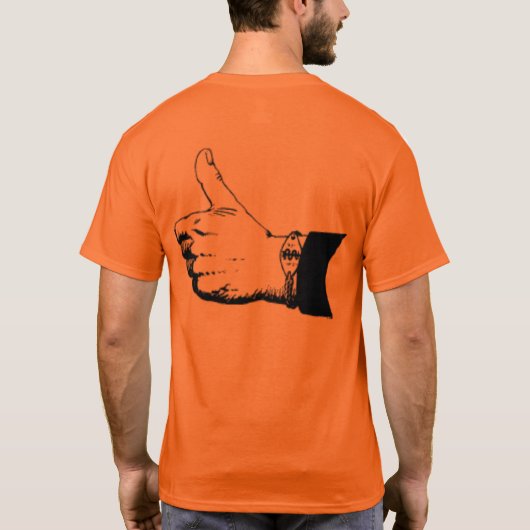 大きく行きますか、または家に行って下さい Tシャツ (裏面)