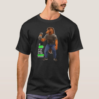大きく行きますか、または納屋の黒のTシャツに戻って下さい Tシャツ