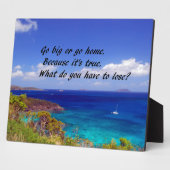 大きく行くか家に帰るガストのために行く フォトプラーク (側面)