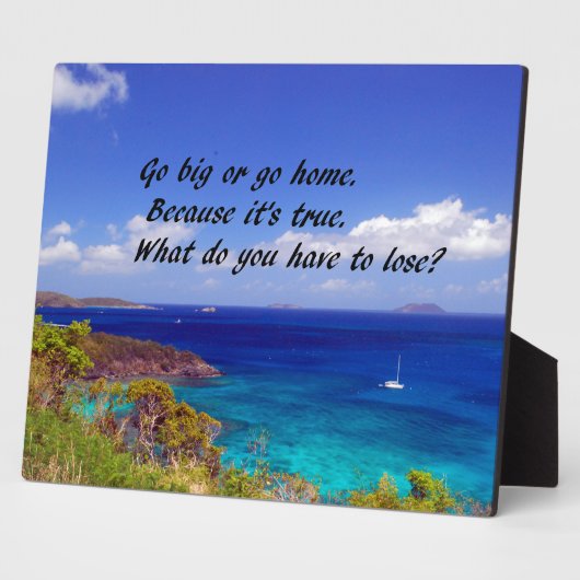 大きく行くか家に帰るガストのために行く フォトプラーク (側面)