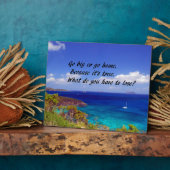 大きく行くか家に帰るガストのために行く フォトプラーク (側面)